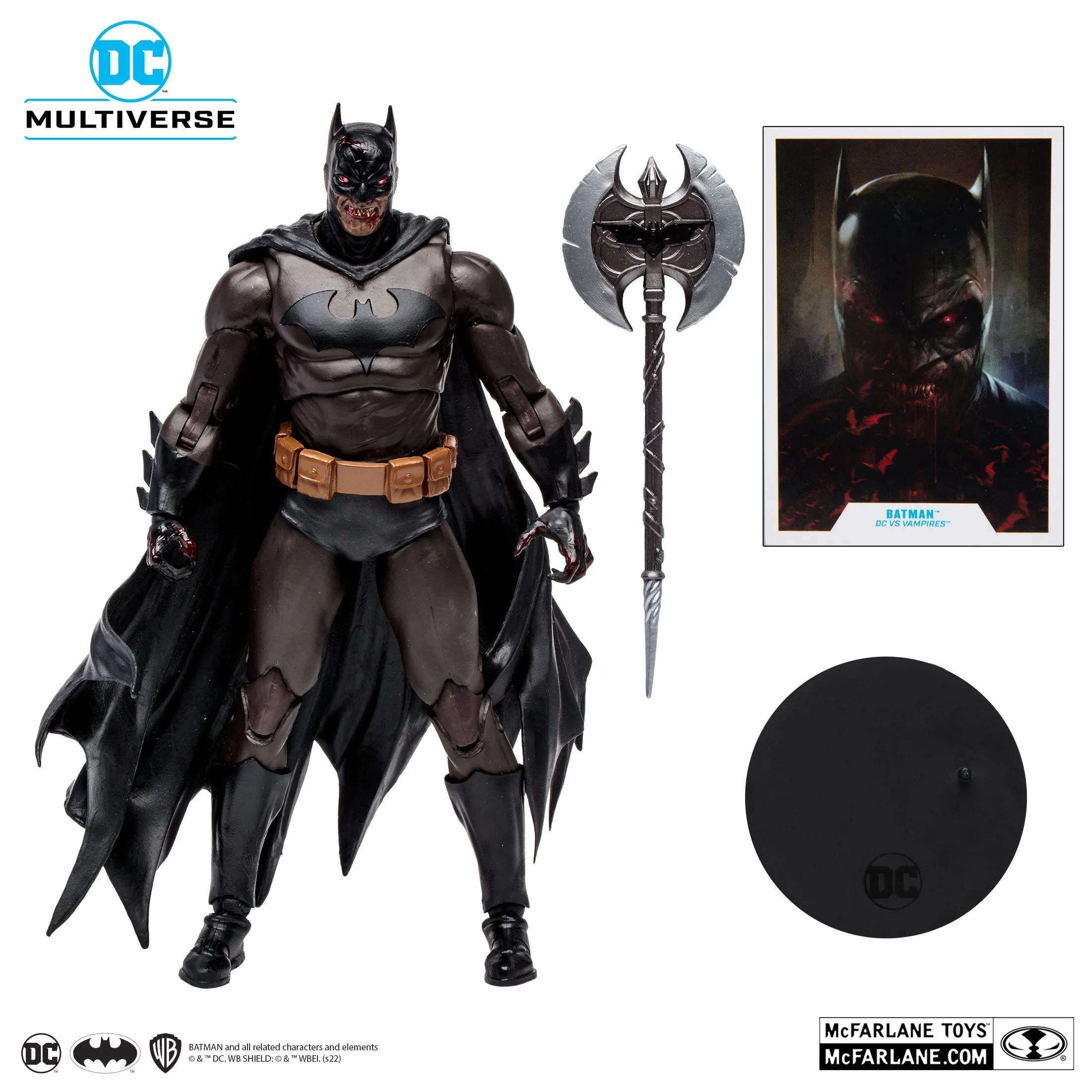 DC Multiverse Batman: DC vs Vampires (Gold Label) 7" Inch Scale Action Figure (Walmart Exclusive) - McFarlane Toys
