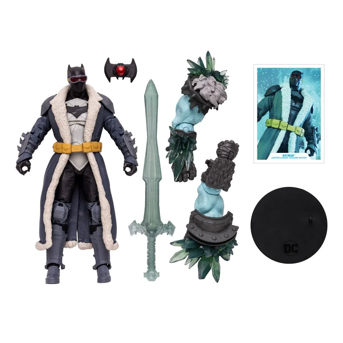 DC Multiverse Endless Winter Batman (Build a Figure - The Frost King) 7" Inch Scale Action Figure - McFarlane Toys