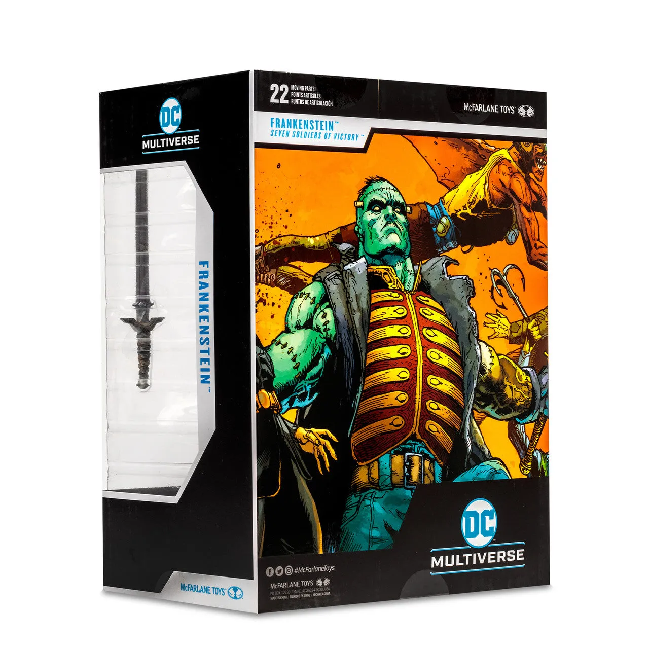 DC Multiverse Frankenstein (Seven Soldiers of Victory) Megafig Action Figure - McFarlane Toys