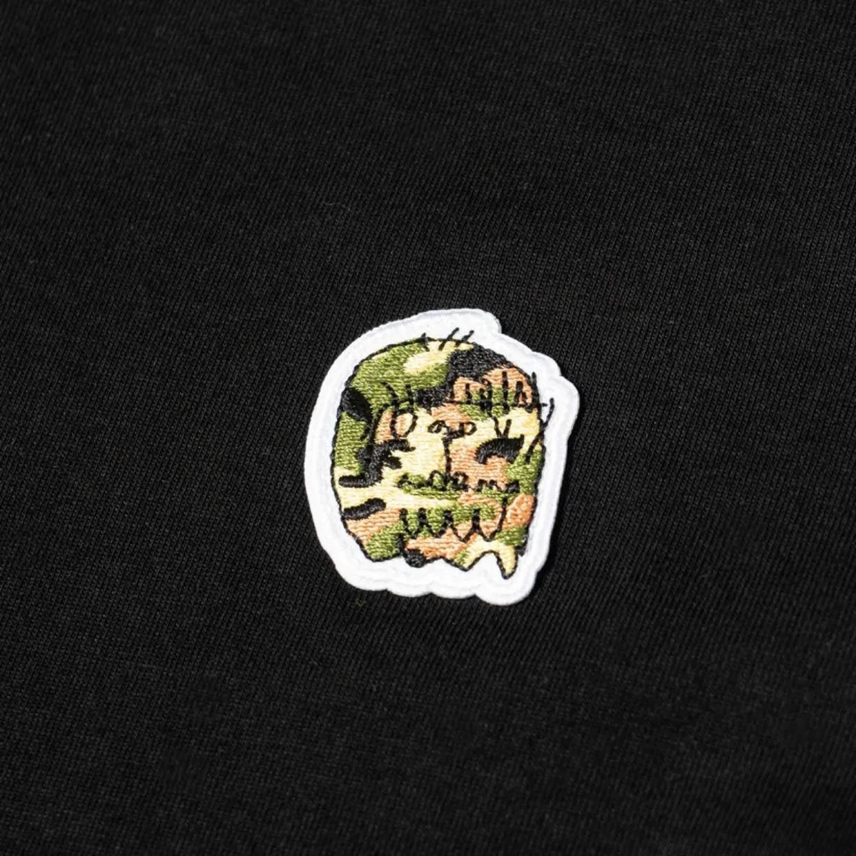 Forty Ben Camo Logo Badge Black T-Shirt