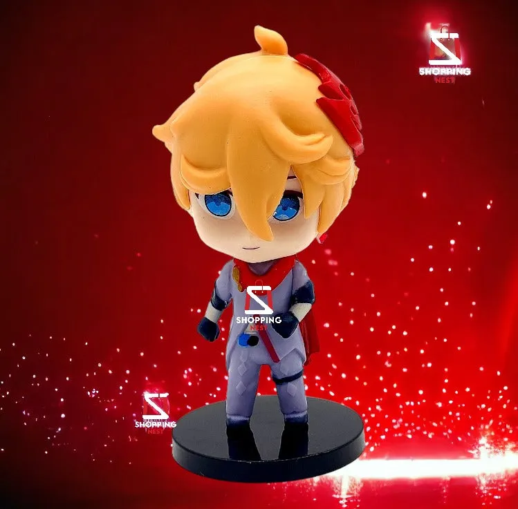 Genshin Impact Tartaglia Childe PVC Collectable Action Figurine | 10 Cm  |
