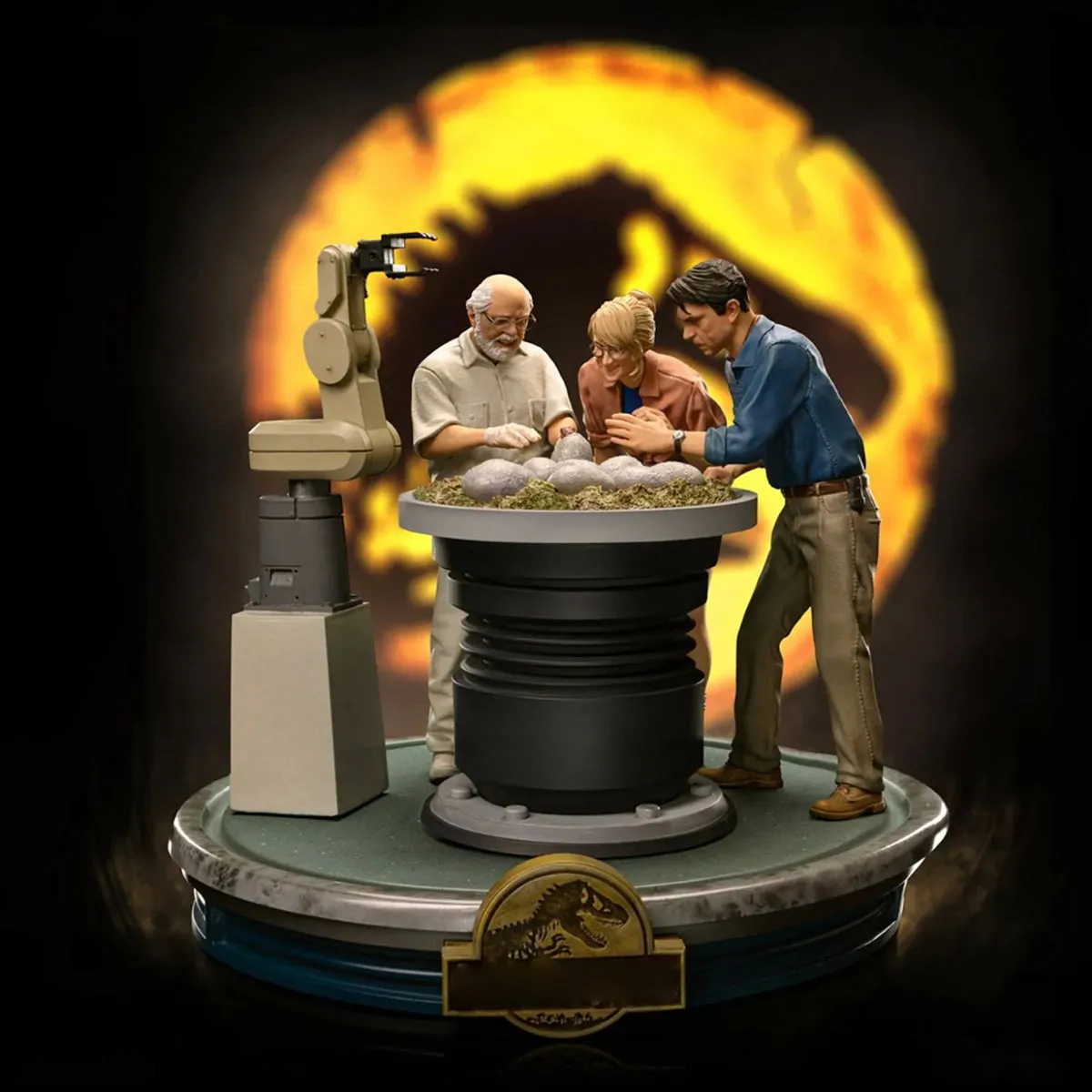 HiPlay Iron Studios, Dinosaurus Park Scene, Statue