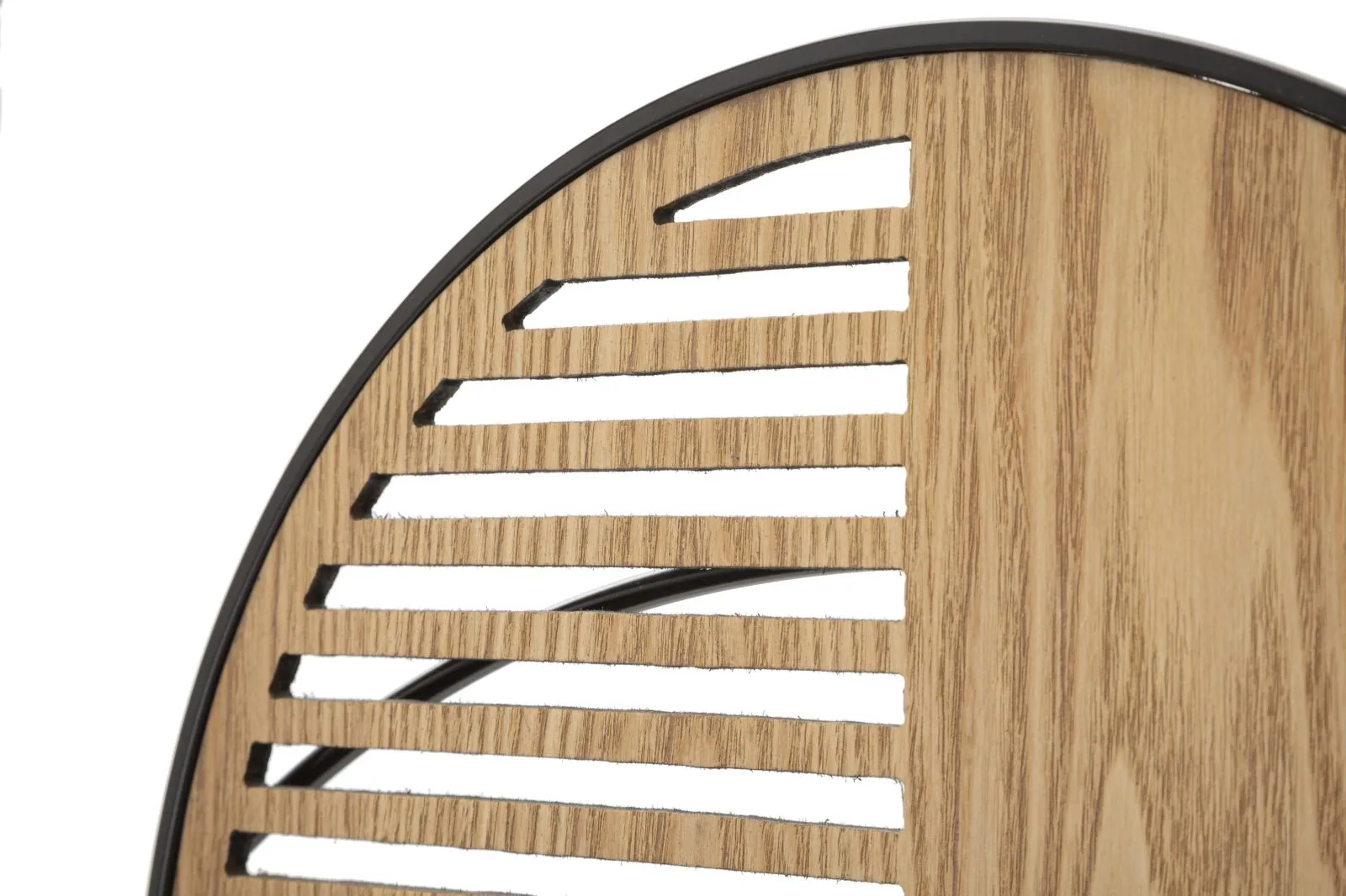 Metal & Wooden Geometric Circles Wall Decor