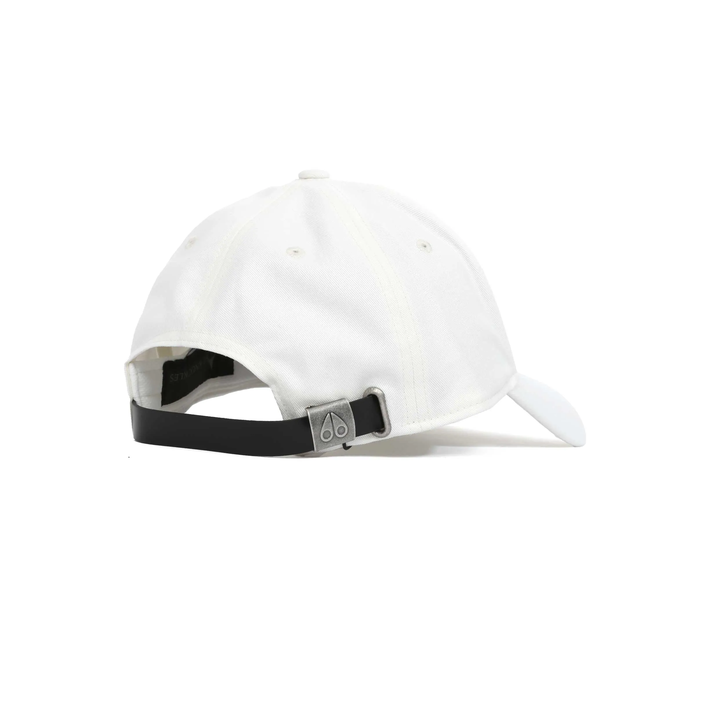 Moose Knuckles Logo Icon Cap in Plaster Off White