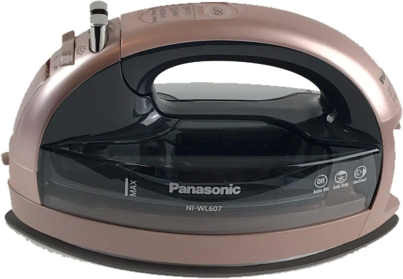 Panasonic 360 Freestyle Advanced Ceramic Cordless Iron NI-WL607P Rose Gold