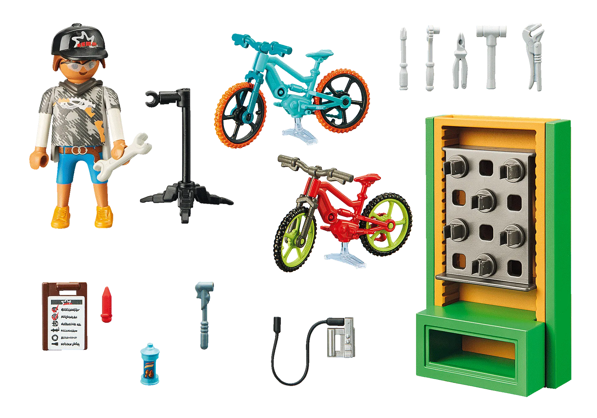 Playmobil City Life: Bike Workshop Gift Set
