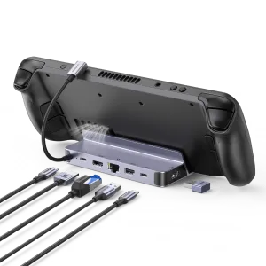 UGREEN Steam Deck Dock 6-in-1 USB C Docking Station with 4K@60Hz HDMI