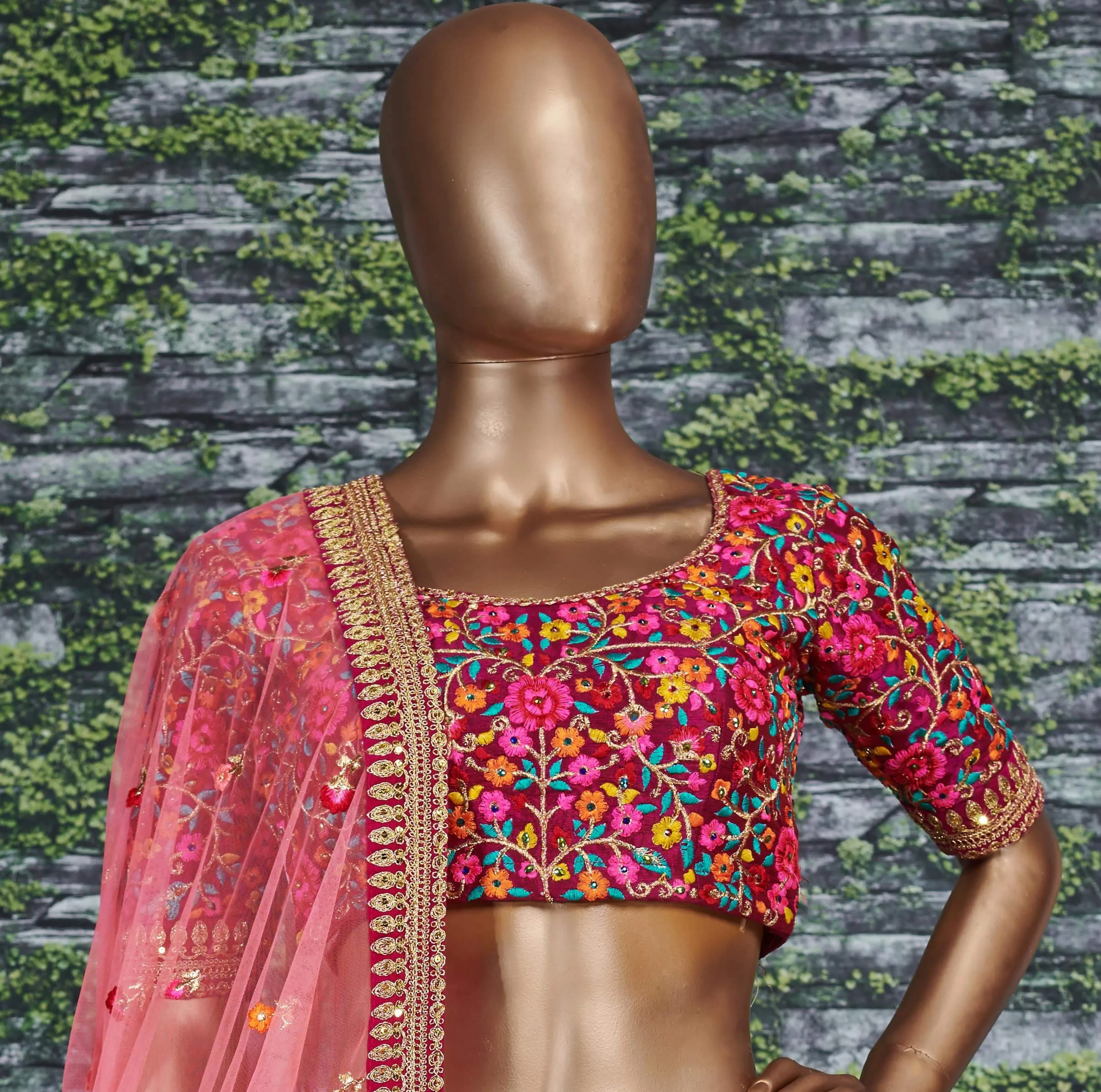 Zeel Clothing Women's Faux Silk Semi stitched Lehenga Choli (7031-Yellow-Latest-Bridal-Lehenga_Haldi Yellow_Free Size)